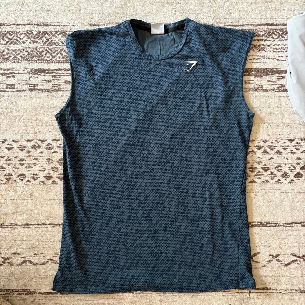 GYMSHARK Men's Sleeveless Tank Workout Shirt Large